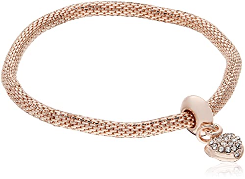 ☆新品☆ BUCKLEY LONDON ブレスレット Buckley London Women's Heart Mesh Bracelet, Rose Gold : Buy